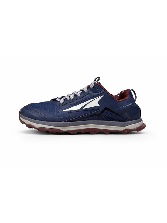 Altra Shoes - Altra Lone Peak 5 Trail Running Shoes Navy Burgundy Women's Size 8.5 Hiking